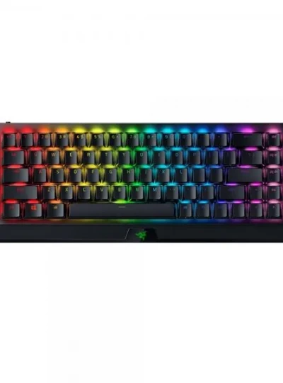 [RAZER] [레이저코리아] 유.무선.블루투스 기계식 미니키보드, BlackWidow V3 Mini HyperSpeed Phantom Edition 녹축, 영문자판 [블랙]