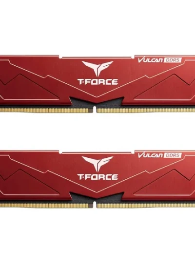 [Team Group] T-Force DDR5 PC5-44800 CL36 VULCAN RED 서린 [64GB (32GB*2)] (5600)