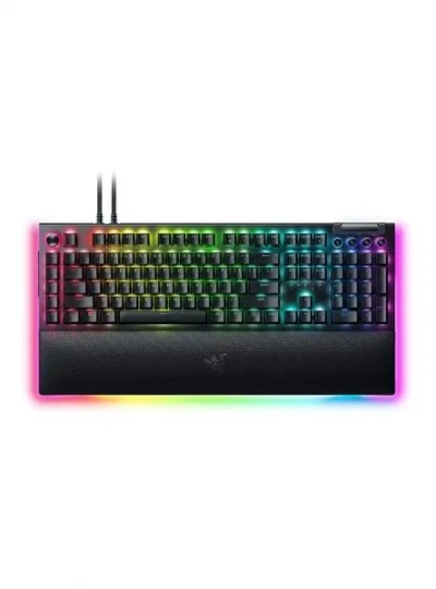 [RAZER] [레이저코리아] 유선 기계식 게이밍 키보드, BlackWidow V4 Pro KR (블랙위도우 V4 프로), 한영자판 [블랙/녹축]