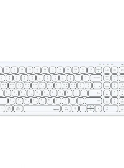 [퓨전에프앤씨] 무선, 블루투스키보드, 아이노트 X-KEY 98RB [화이트]