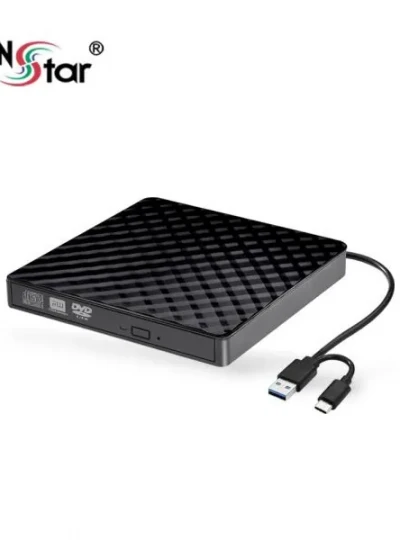 [LANStar] 랜스타 USB 3.0 A/C타입 외장 ODD DVD-RW [LS-EXODD-N]