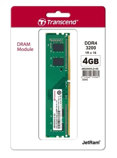 [Transcend] 트랜센드 DDR4 PC4-25600 CL22 [4GB] (3200)
