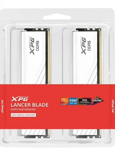 [ADATA] XPG DDR5 PC5-48000 CL30 LANCER BLADE RGB 화이트 코잇 [64GB (32GB*2)] (6000)