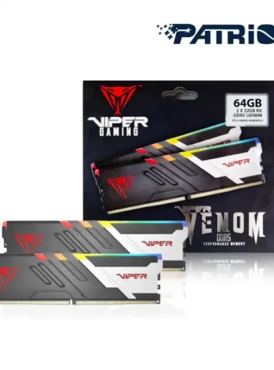 [PATRIOT] DDR5 PC5-48000 CL30 VIPER VENOM RGB [64GB (32GB*2)] (6000)