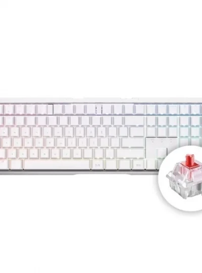 [Cherry] 유.무선.블루투스 기계식 키보드, MX BOARD 3.0S RGB 화이트/,G80-3872HYAKR-0 리니어 적축