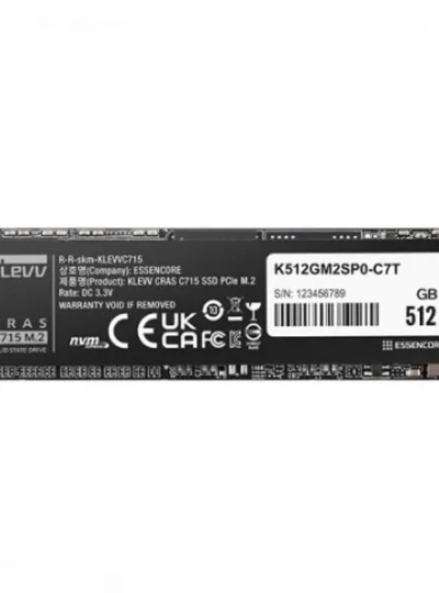 [에센코어] KLEVV CRAS C715 M.2 NVMe 2280 [512GB]