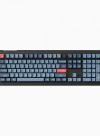 [Keychron] 유/무선 블루투스 기계식키보드, 키크론 V6 PRO MAX 노브 블랙 커스텀 풀배열 키보드 바나나축