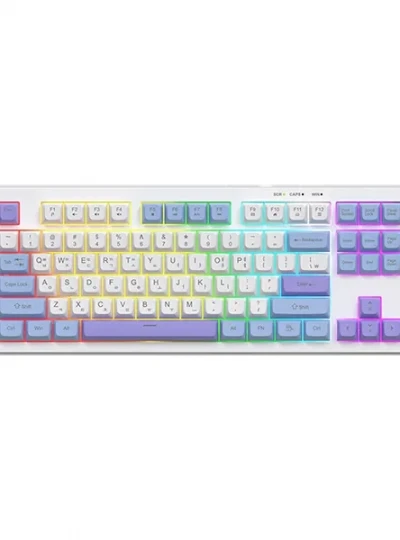 [COX] 유선 미니키보드, COX CMK87 TKL 멤브레인 [바이올렛]