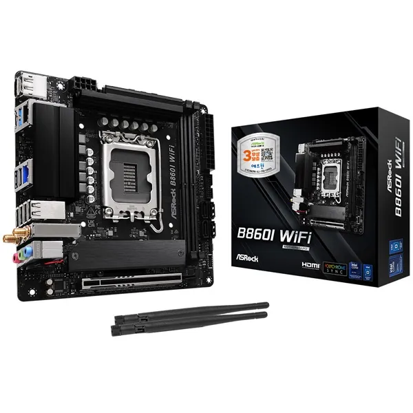 [ASRock] B860I WiFi 에즈윈 (인텔B860/M-iTX)