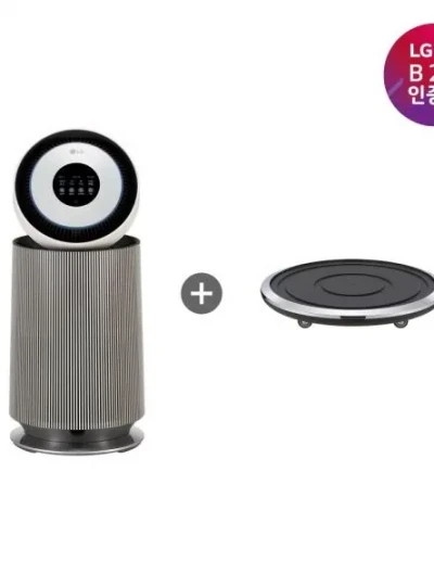 [LG전자] 퓨리케어 오브제컬렉션 AI 360˚ 공기청정기 G 필터 [샌드베이지/무빙휠 세트/AS205NSJAM/구독전용/월 가격]