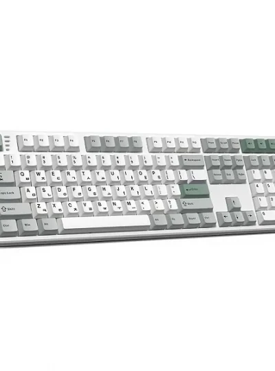 [한성컴퓨터] 유,무선 블루투스 기계식키보드, GK798 PRO [메탈 화이트,저소음 브라운슈가 토독 35g]