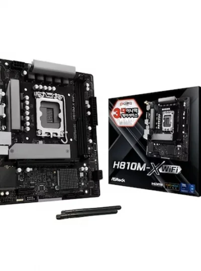 [ASRock] H810M-X WIFI 디앤디컴 (인텔H810/M-ATX)