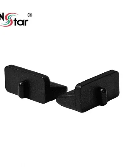 [LANStar] 포트 먼지마개, USB Type-A 전용, LS-DC-USBPE-BKC [블랙/100개]
