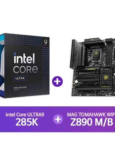 [MSI] MAG Z890 토마호크 WIFI + [INTEL] Ultra9 프로세서 285K 정품박스 [결합할인]