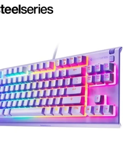 [스틸시리즈] 유선 키보드, Apex 3 TKL US [영문] [에이펙스 3 텐키리스] Lavender 64940