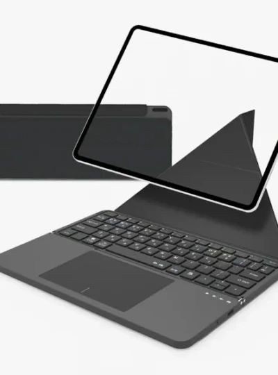 [퓨전에프앤씨] 휴대용 접이식 블루투스 키보드, 아이노트 X-Folding XK808B 터치패드
