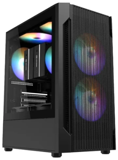 [3RSYS] R370 RGB [미니타워] [블랙]