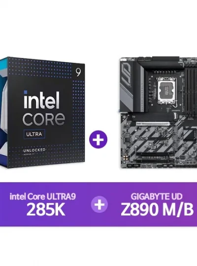 [GIGABYTE] Z890 UD 피씨디렉트 + [INTEL] Ultra9 프로세서 285K 정품박스 [결합할인]
