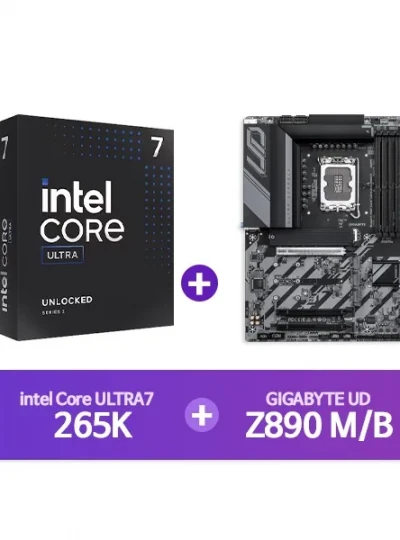 [GIGABYTE] Z890 UD 피씨디렉트 + [INTEL] Ultra7 프로세서 265K 정품박스 [결합할인]