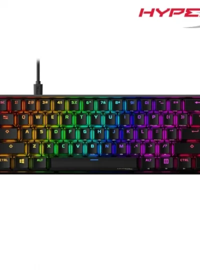 [HP] 유선 기계식 키보드, 하이퍼엑스 알로이 오리진 60 RGB [적축]