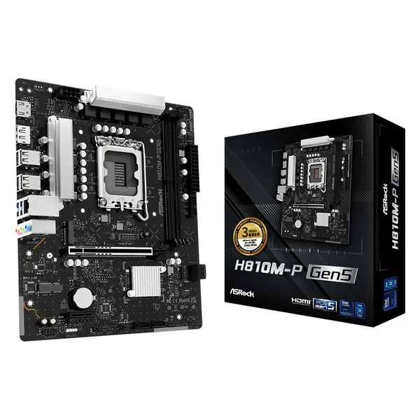 [ASRock] H810M-P Gen5 인텍앤컴퍼니 (인텔H810/M-ATX)