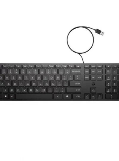 [HP] 유선키보드, HP 320K [영문] [HP코리아정품] [블랙/USB]