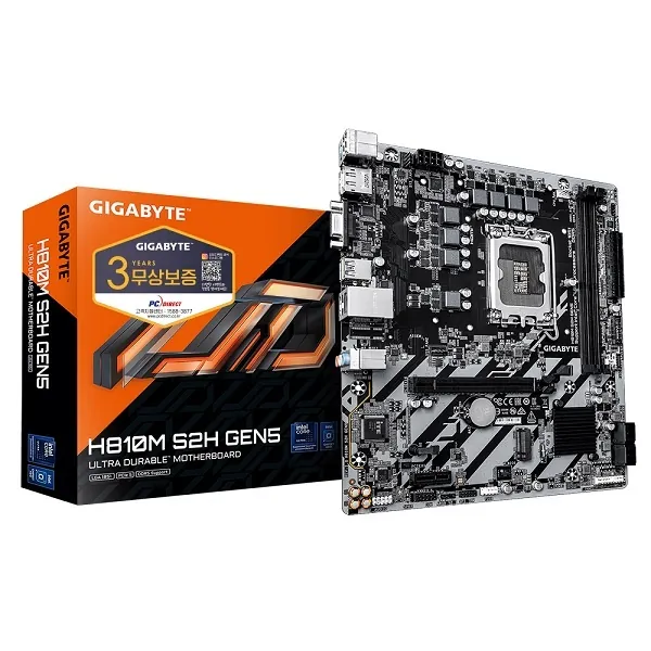 [GIGABYTE] H810M S2H GEN5 피씨디렉트 (인텔H810/M-ATX)