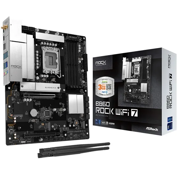 [ASRock] B860 Rock WiFi 7 에즈윈 (인텔B860/ATX)