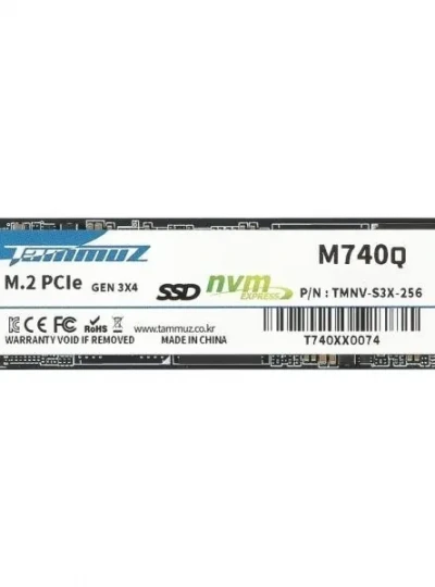 [타무즈] M740Q M.2 NVMe 2280 [256GB] 벌크