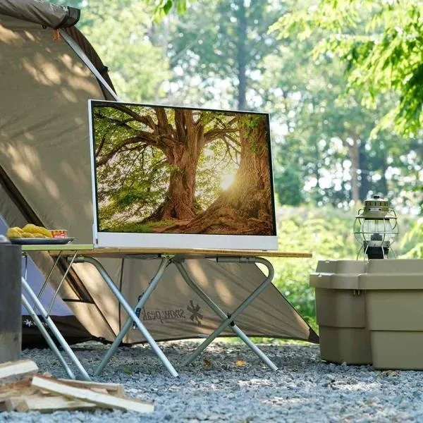 [더함] [사업자전용] 81cm(32인치) CHiQ QLED 구글 5.0 포터블 무선 스마트TV (화이트) [사업자등록증 필요]