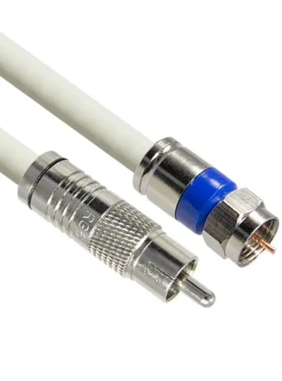 [MachLink] 마하링크 국산 고급형 RCA to RF 5C 동축 케이블 [2M/화이트] [MLZ-WCR020] ◆ 제작 상품 ◆ ※ 보증기간 : 7일