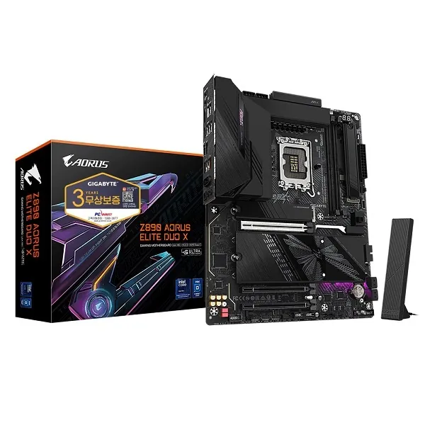 [GIGABYTE] Z890 AORUS ELITE DUO X 피씨디렉트 (인텔Z890/ATX)