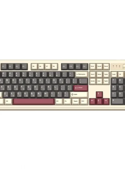 [ABKO] 유,무선, 블루투스 기계식 키보드, ABKO x SOAI 콜라보 AF108PRO [와인 그레이], [저소음 너울축]