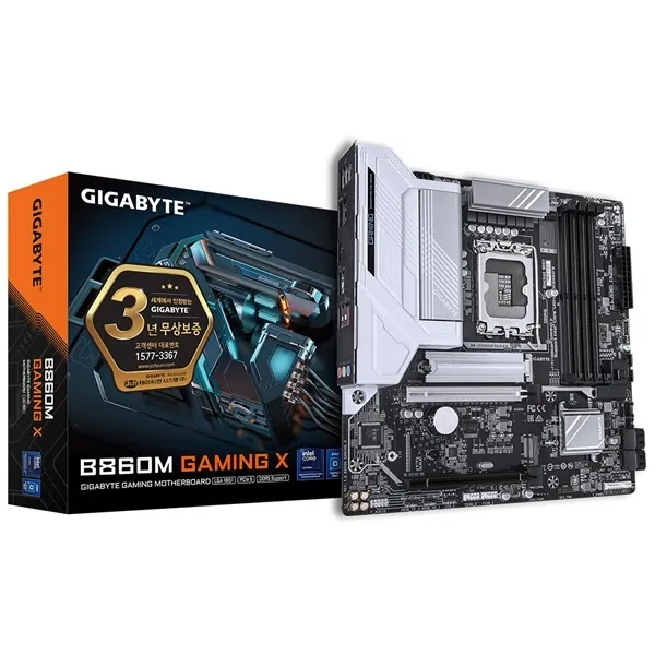 [GIGABYTE] B860M GAMING X 제이씨현 (인텔B860/M-ATX)