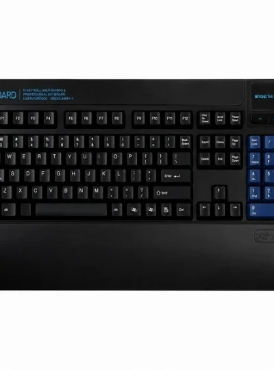 [스카이디지탈] 유선 키보드, NKEYBOARD NKEY-매크로 [블랙/USB/키스킨포함]