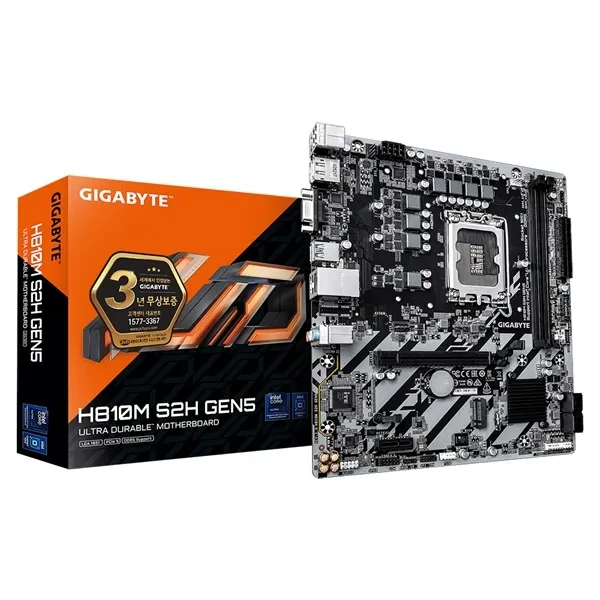 [GIGABYTE] H810M S2H GEN5 제이씨현 (인텔H810/M-ATX)