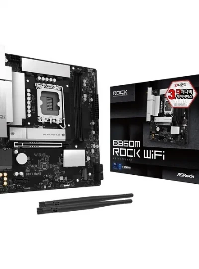 [ASRock] B860M Rock WiFi 디앤디컴 (인텔B860/M-ATX)