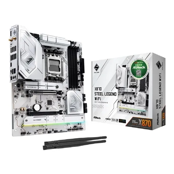 [ASRock] X870 스틸 레전드 WiFi 대원씨티에스 (AMD X870/ATX) 💥 파격특가 (한정수량) 💥