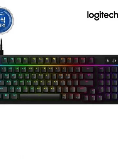 [로지텍] 유선기계식 키보드, G316 X 98 [로지텍코리아 정품] 블랙 Linear