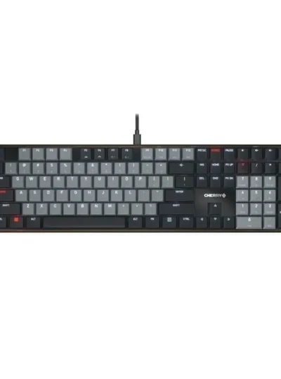 [Cherry] 유선 기계식 키보드, 체리 KC 500 LP 블랙 적축