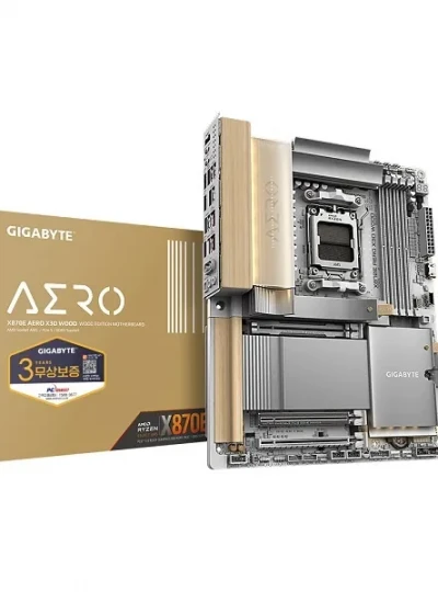 [GIGABYTE] X870E AERO X3D WOOD 피씨디렉트 (AMD X870E/ATX)