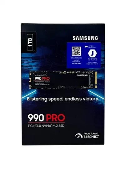 [장우컴퍼니] 삼성전자 병행수입 990 PRO M.2 NVMe 2280 [1TB]