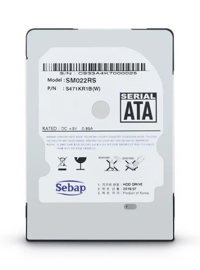 [SEBAP] Brillante HDD 2TB SM022RS 노트북용 (2.5HDD/ SATA3/ 5400rpm/ 128MB/ SMR/ 7mm/ 리퍼비시)