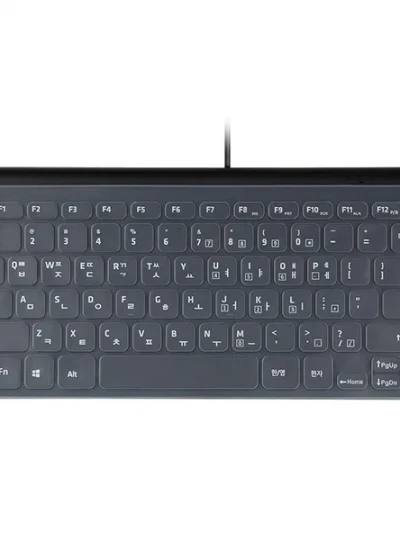 [블레스정보통신] 유선 미니키보드, ZIO MK8700 [블랙/USB/키스킨포함]