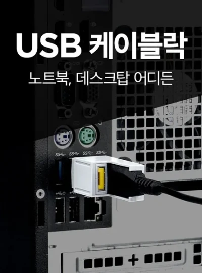 [스마트키퍼] 보안 커넥터, 추가구매용 USB 케이블 락, 스마트키퍼 LK03BK [블랙/커넥터 1개]