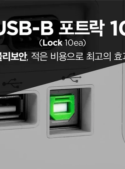 [스마트키퍼] 보안 커넥터, 추가구매용 USB-B 블록, 스마트키퍼 BL04P1BG [베이지/커넥터 10개]