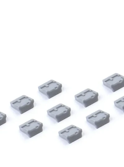 [스마트키퍼] 보안 커넥터, 추가구매용 Mini USB-B 블록, 스마트키퍼 UL04P1GY [그레이/커넥터 10개]
