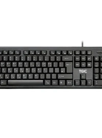 [TGIC COMPUTER] 유선키보드, TGC-K1500V [블랙/USB]