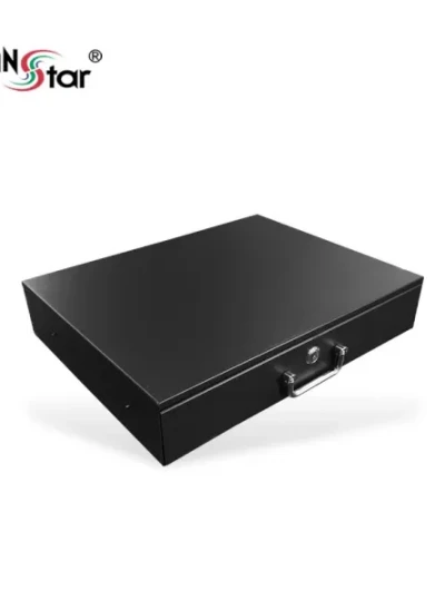 [LANStar] 랜스타 허브랙 슬라이드 서랍장 2U [LS-2UBD] [블랙]