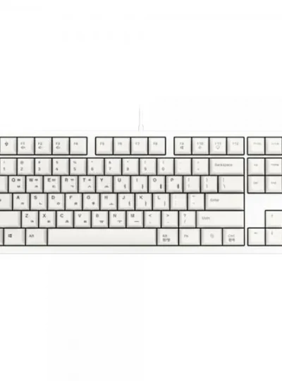 [Cherry] 유선 기계식 미니키보드, G80-3000S TKL, G80-3830LXAKR-0, 넌클릭 갈축 [화이트/USB]